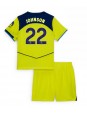 Billige Tottenham Hotspur Brennan Johnson #22 Tredjedraktsett Barn 2025-26 Kortermet (+ Korte bukser)